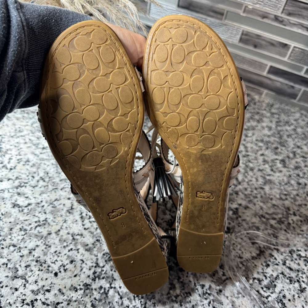 Coach | Women’s Via Demi Wedge Sandal Size 8 - Picture 12 of 15